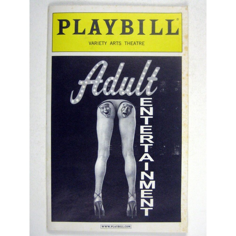 Adult Entertainment Playbill February 2003 Danny Aiello Jeannie Berlin Foxing